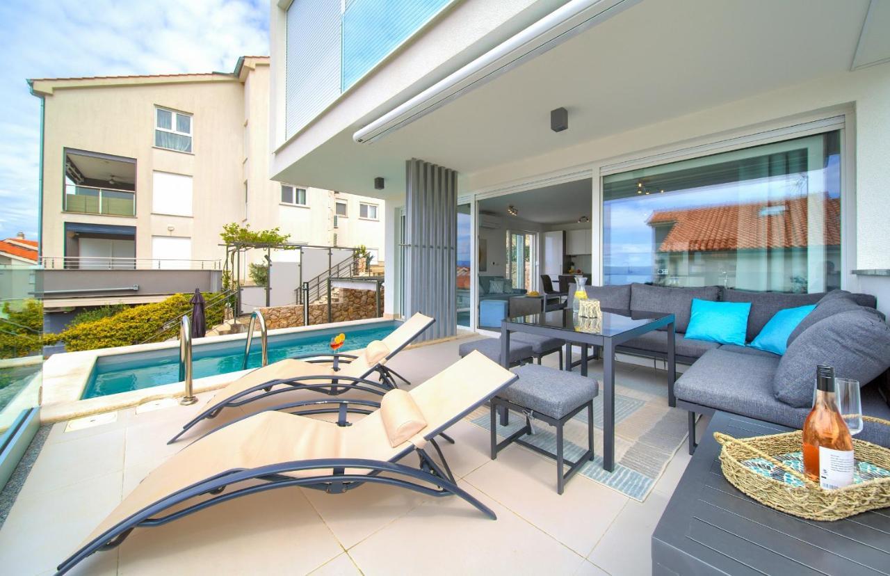 Villa Solis Lacus Modern Apartment - Private Heated Pool - Smart Tv Sky X - Free Parking Нивице Екстериор снимка